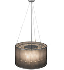 Meyda 24"w Cilindro Shimmer Pendant- 159261