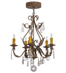 Meyda  24"W French Elegance 5 LT Chandelier- 159601