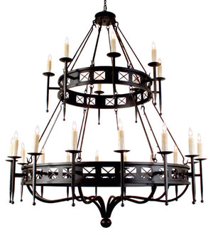 Meyda 72" Wide Gina 24 Light Two Tier Chandelier '160775