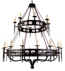 Meyda 72" Wide Gina 24 Light Two Tier Chandelier '160775