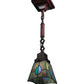Meyda 5"Sq Mackintosh Leaf Mini Pendant '16080