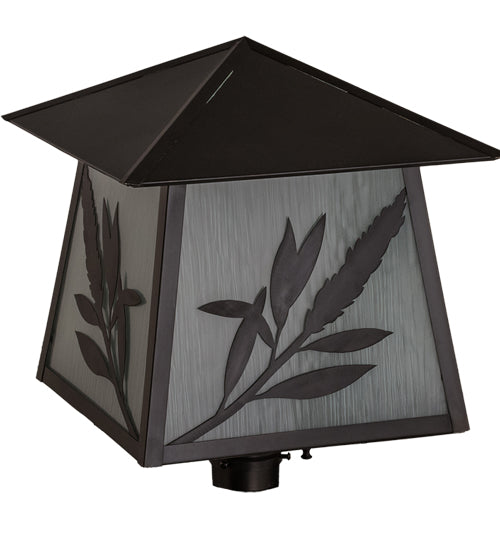 Meyda 16"sq Stillwater Willow Branch Post Mount- 160868