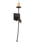 Meyda 6" Wide Bechar Pine Cone Wall Sconce '161021