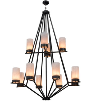 Meyda 60"W Galen 12 LT Two Tier Chandelier '161802