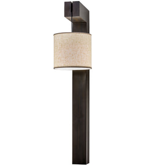 Meyda 12" Wide Cilindro Hickory Wall Sconce '162608