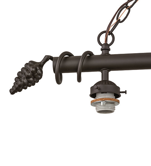 Meyda 66.5"L Oil Rubbed Bronze 3 LT Island Pendant Hardware '162668
