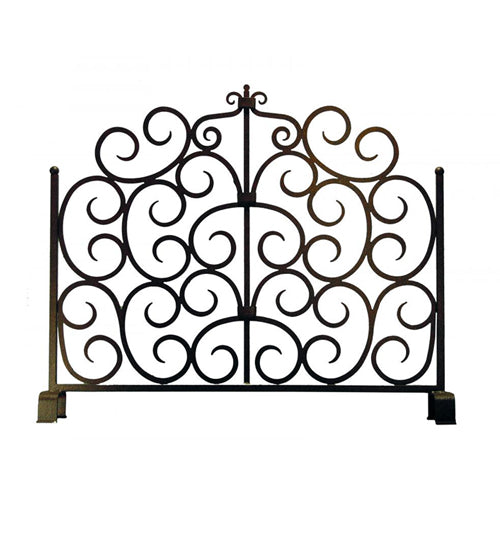 Meyda 46" Wide Mediterranean Fireplace Screen '162752