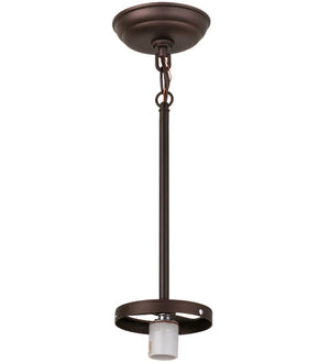 Meyda 5"W Mahogany Bronze 1 LT Pendant Hardware '163149