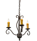 Meyda 18" Wide Sienna 3 Light Chandelier '164383