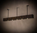 Meyda 72" Long Giradeau Wood Beam Oblong Pendant '165255