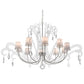 Meyda 55"W Lienz 10 LT Chandelier- 166844