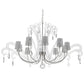 Meyda 55"W Lienz 10 LT Chandelier- 166844
