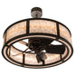 Meyda 37" Wide Smythe Craftsman Chandel-Air- 167135