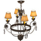 Meyda 26"W Antonia 4 LT Chandelier- 167827