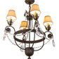 Meyda 26"W Antonia 4 LT Chandelier- 167827