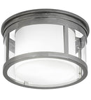 Meyda 15"w Cilindro Campbell Flushmount- 167935