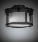 Meyda 15"w Cilindro Campbell Flushmount- 167935