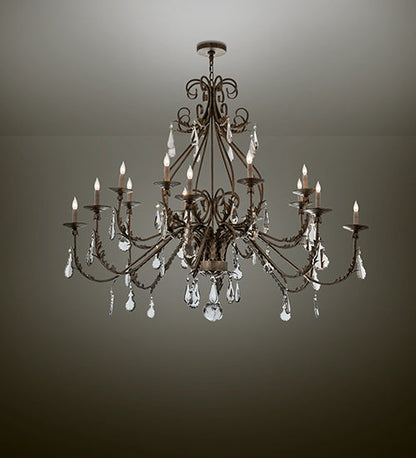Meyda 60"W French Elegance 16 LT Chandelier- 169173