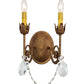 Meyda 10"W Antonia 2 LT Wall Sconce- 169657