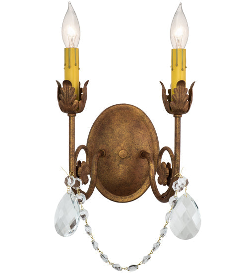 Meyda 10"W Antonia 2 LT Wall Sconce- 169657