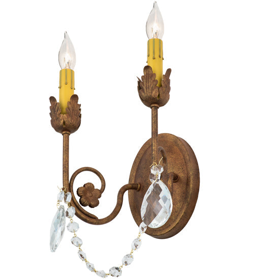 Meyda 10"W Antonia 2 LT Wall Sconce- 169657