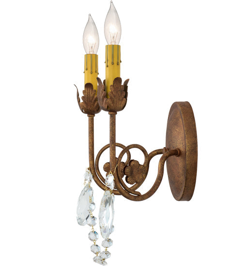 Meyda 10"W Antonia 2 LT Wall Sconce- 169657