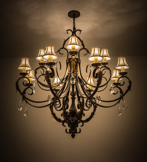 Meyda 54"w Ingrid 12 Lt Chandelier- 169781