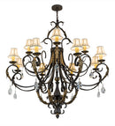 Meyda 54"w Ingrid 12 Lt Chandelier- 169781