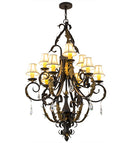 Meyda 36"w Ingrid 9 Lt Chandelier- 169782