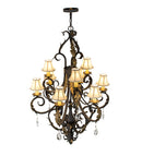 Meyda 36"w Ingrid 9 Lt Chandelier- 169782