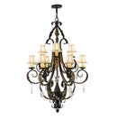 Meyda 36"w Ingrid 9 Lt Chandelier- 169782