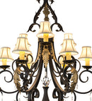 Meyda 36"w Ingrid 9 Lt Chandelier- 169782
