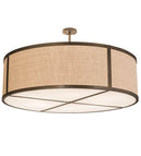 Meyda 54"W Cilindro Textrene Pendant '170891