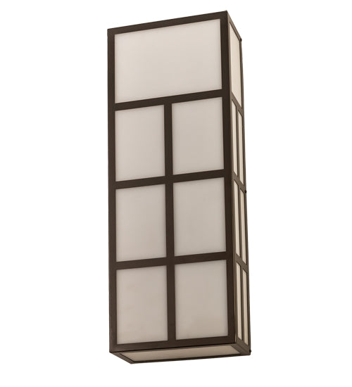 Meyda 12" Wide Quadrato Helsinki Wall Sconce- 171145