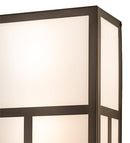 Meyda 12" Wide Quadrato Helsinki Wall Sconce- 171145