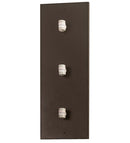 Meyda 12" Wide Quadrato Helsinki Wall Sconce- 171145