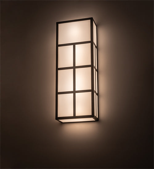 Meyda 12" Wide Quadrato Helsinki Wall Sconce- 171145