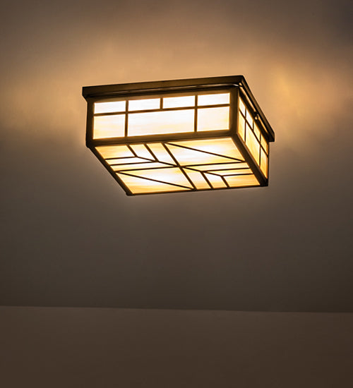 Meyda 13" Square Santa Fe Flushmount '171754