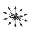 Meyda 54" Long Windsor 18 Light Oblong Chandelier- 171783