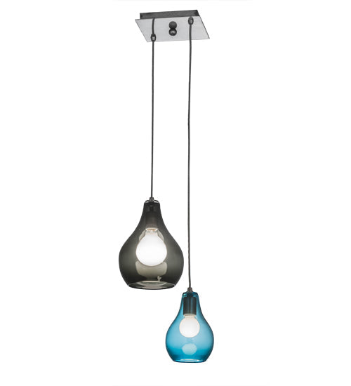 Meyda 15"W Anjou 2 LT Cascading Pendant '171806