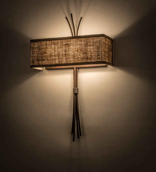 Meyda 14"W Ramus Wall Sconce '172402