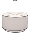 Meyda 48"w Cilindro 2 Tier Textrene Pendant- 172611