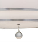 Meyda 48"w Cilindro 2 Tier Textrene Pendant- 172611