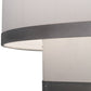 Meyda 48"w Cilindro 2 Tier Textrene Pendant- 172611