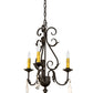 Meyda 18" Wide French Elegance 3 Light Chandelier- 173174