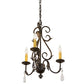 Meyda 18" Wide French Elegance 3 Light Chandelier- 173174
