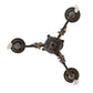 Meyda 18" Wide French Elegance 3 Light Chandelier- 173174
