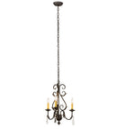 Meyda 18" Wide French Elegance 3 Light Chandelier- 173174