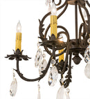 Meyda 24" Wide Chantilly 5 Light Chandelier- 173175