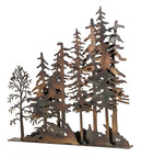 Meyda 31" Long X 30" High Tall Pines Window Art '173325